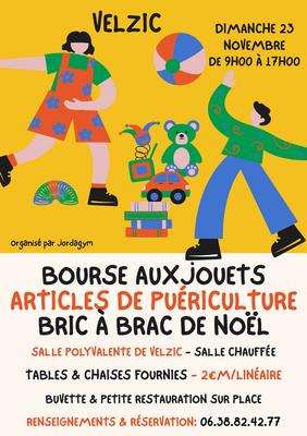 Bourse aux jouets - articles de puériculture - bric à brac de noël