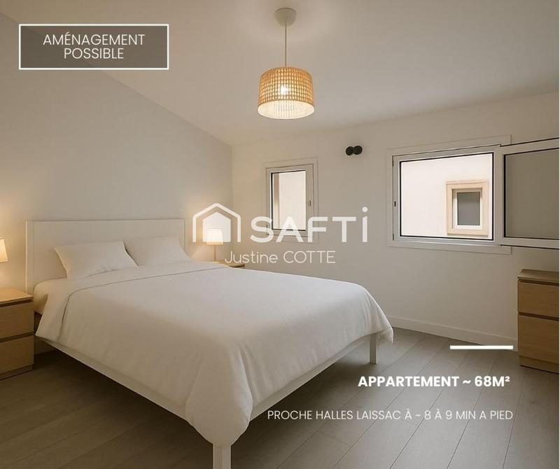 Appartement - 68 m² - 3 pièces