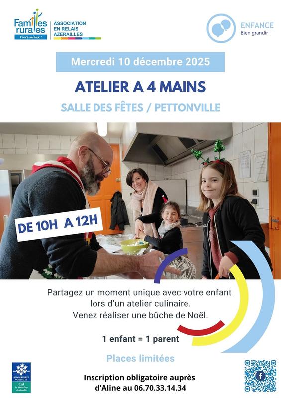 Atelier culinaire à 4 mains