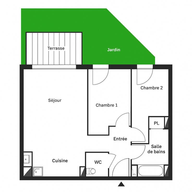 Appartement - 56 m² - 3 pièces