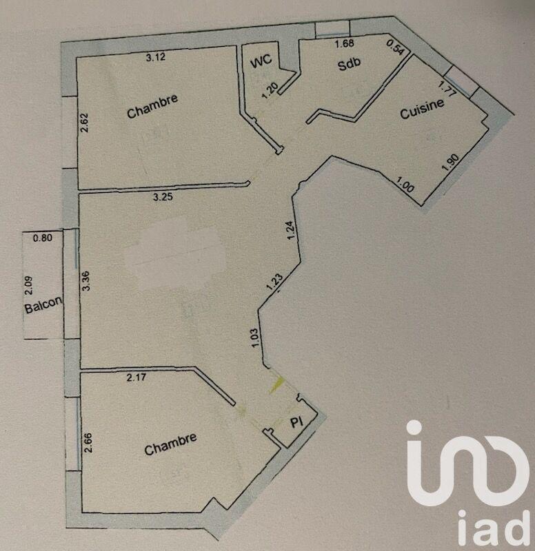 Appartement - 41 m² - 3 pièces