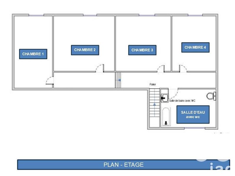 Maison de ville - 125 m² - 6 pièces