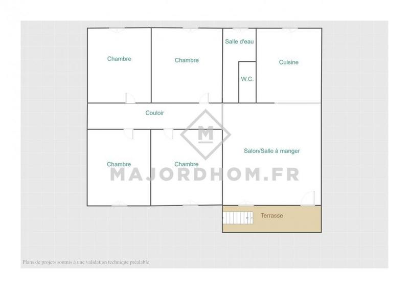 Appartement - 76 m² - 5 pièces