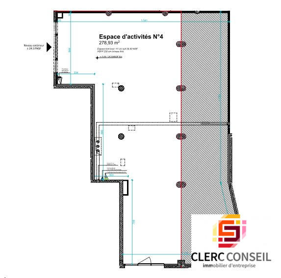 Local commercial - 279 m²