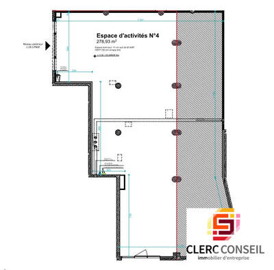 Local commercial - 279 m²