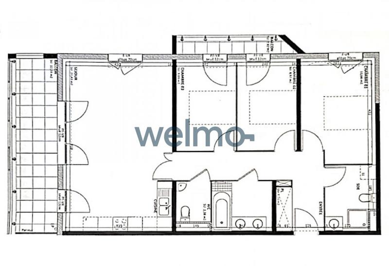 Appartement - 90 m² - 4 pièces