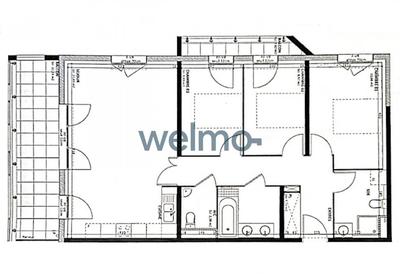 Appartement - 90 m² - 4 pièces