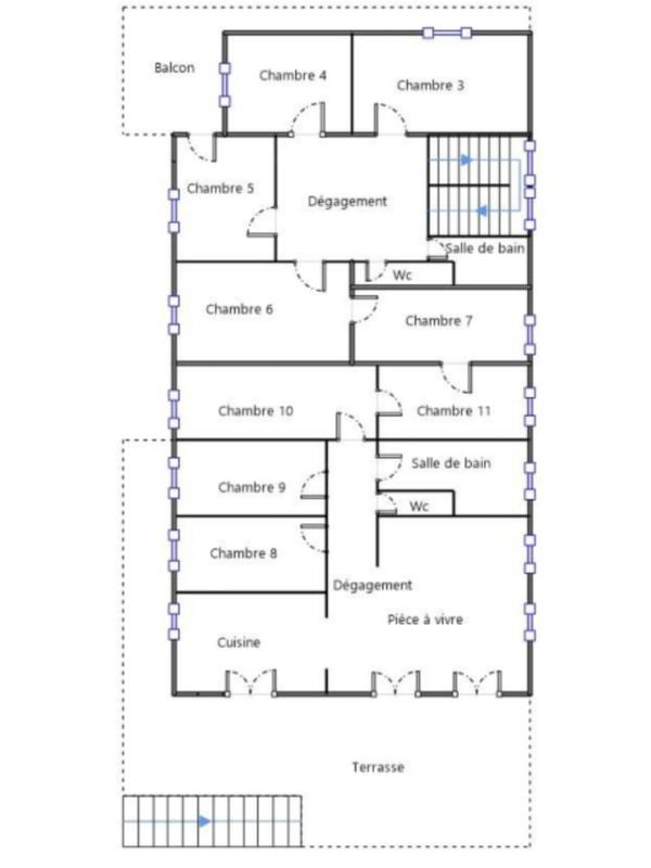 Bastide - 290 m² - 14 pièces