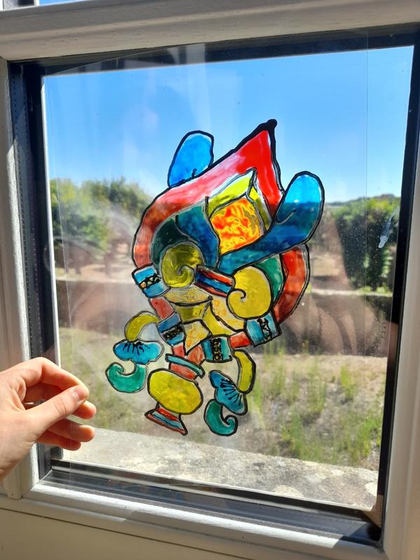 Musée l'Abbaye - Atelier - Peinture sur verre