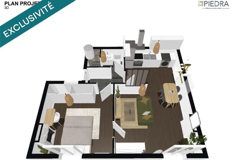 Appartement - 41 m² - 2 pièces