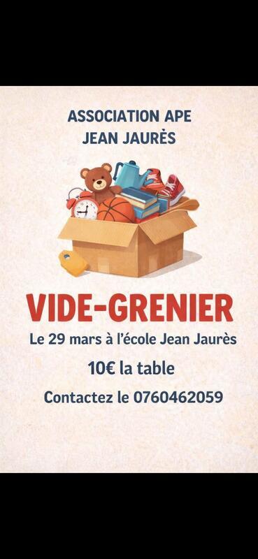 Vide grenier de l'ape jean jaurès