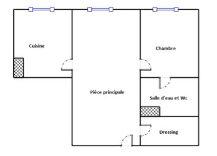 Appartement - 53 m² - 2 pièces