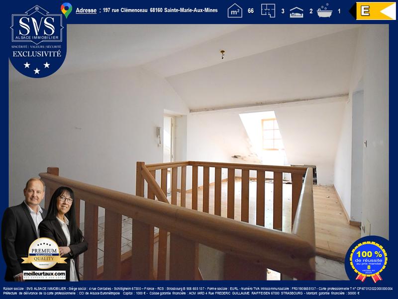 Appartement - 66 m² - 3 pièces