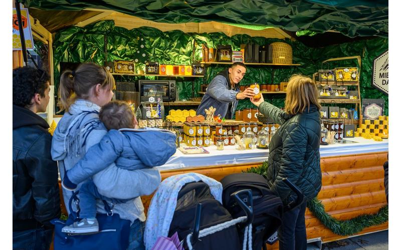 Noël à Pau - Marché de Noël- Boulevard des Pyrénées