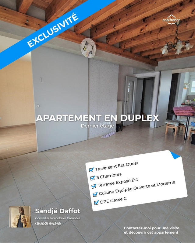Duplex - 99 m² - 5 pièces