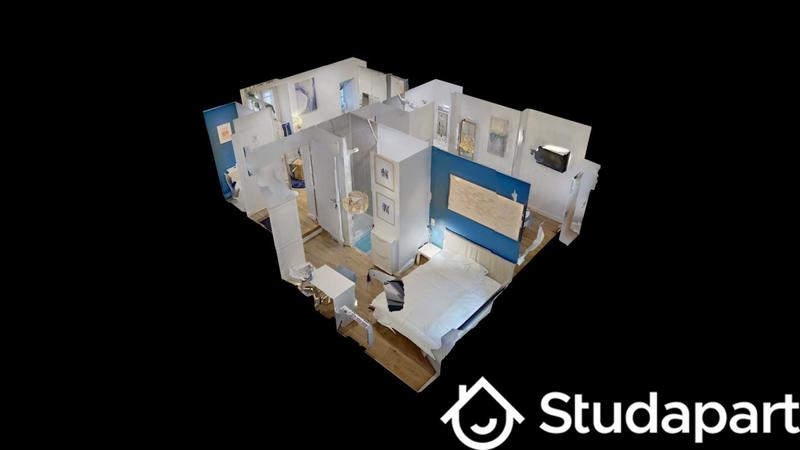 Chambre - 10 m² - 1 pièce