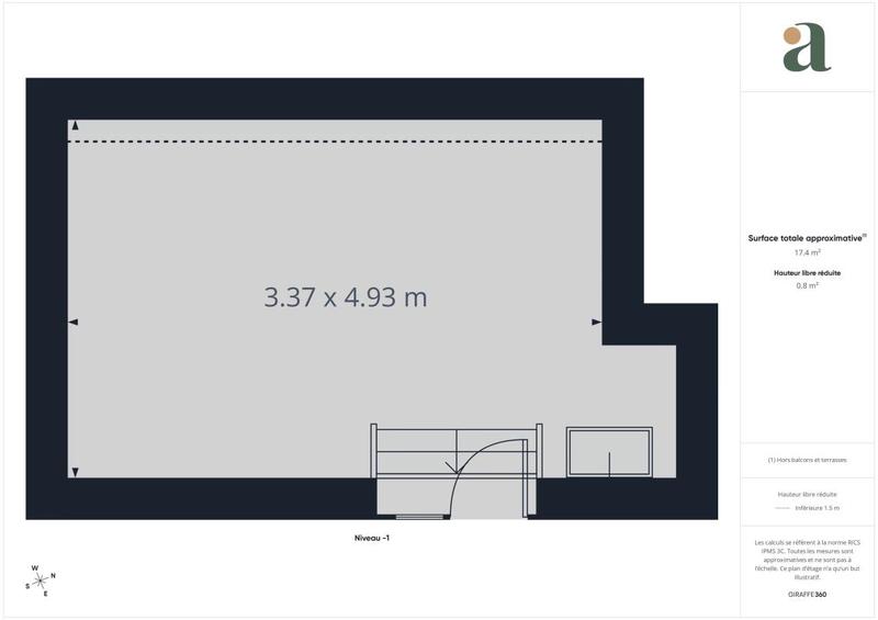 Appartement - 65 m² - 3 pièces