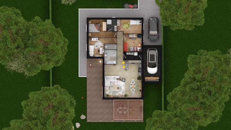 Maison - 97 m² - 4 pièces