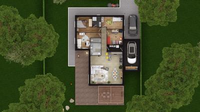 Maison - 97 m² - 4 pièces