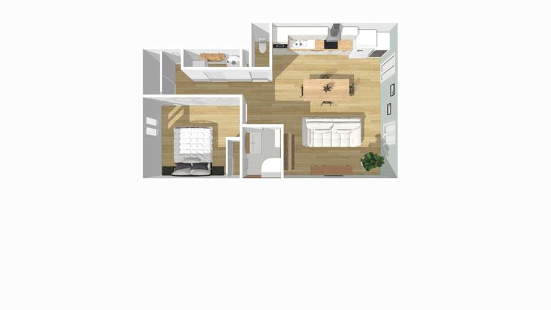 Appartement - 53 m² - 2 pièces