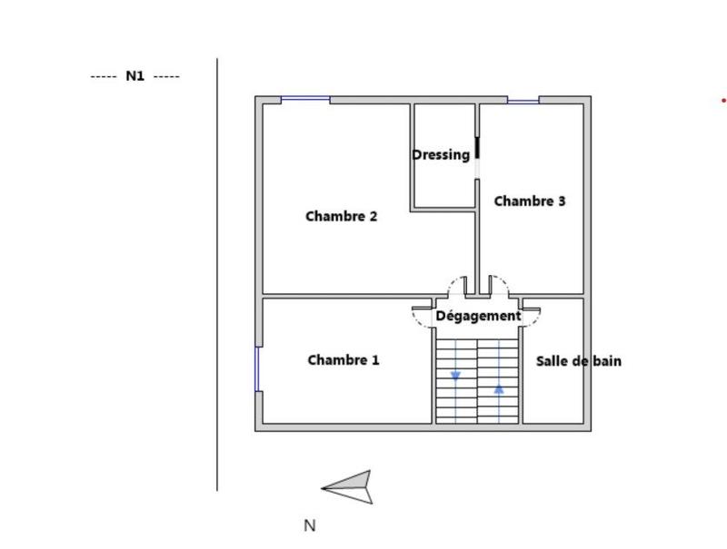 Duplex - 92 m² - 5 pièces