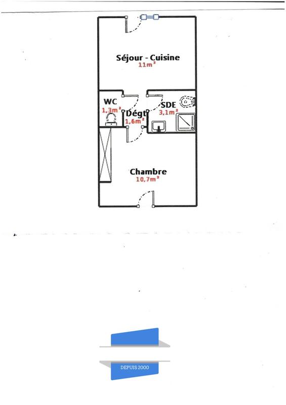 Maison - 28 m² - 2 pièces