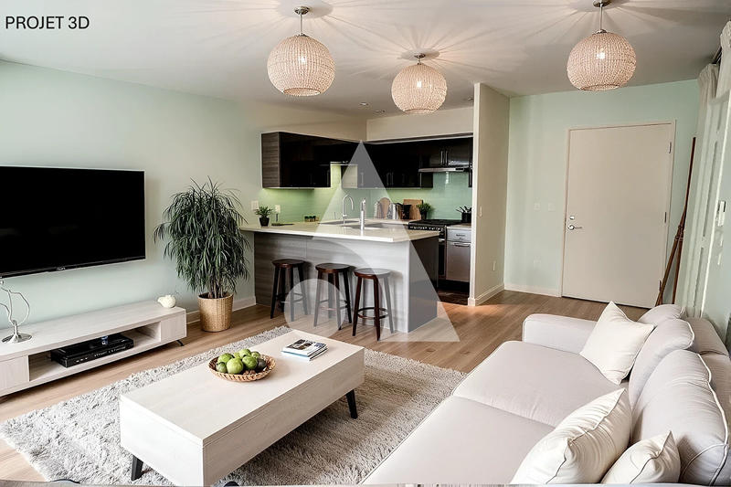 Appartement - 61 m² - 3 pièces