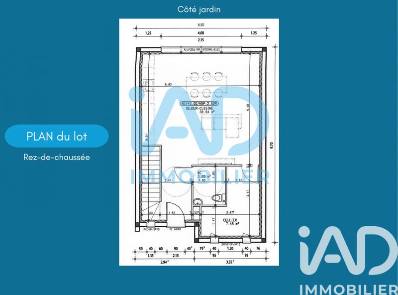 Maison - 94 m² - 4 pièces