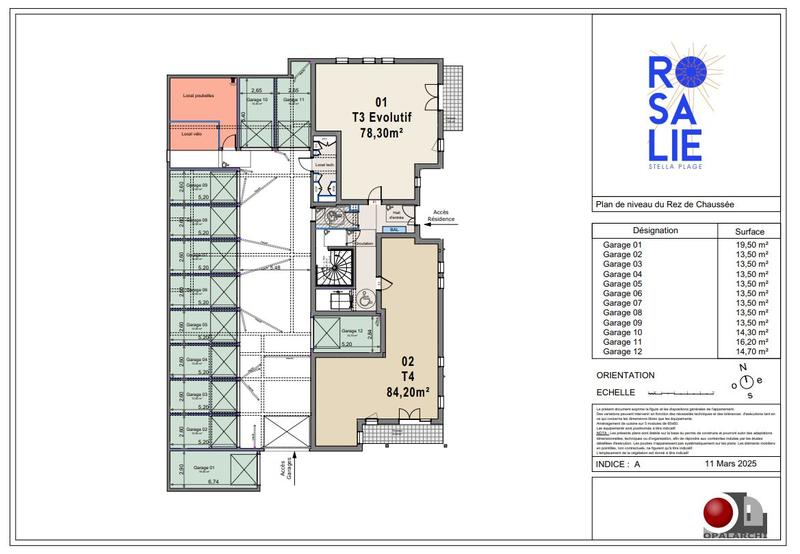 Appartement - 44 m² - 2 pièces