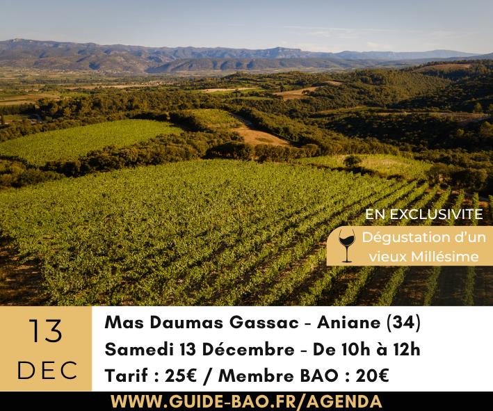 Rdv Gourmand d'Exception - Mas de Daumas Gassac