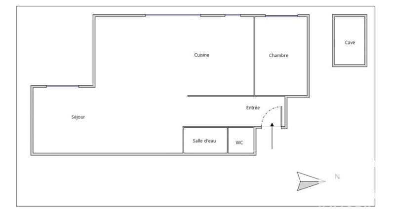 Appartement - 47 m² - 3 pièces