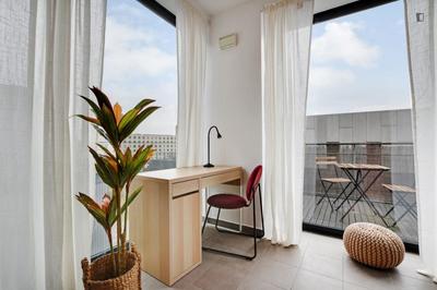 Chambre - 9 m² - 4 pièces