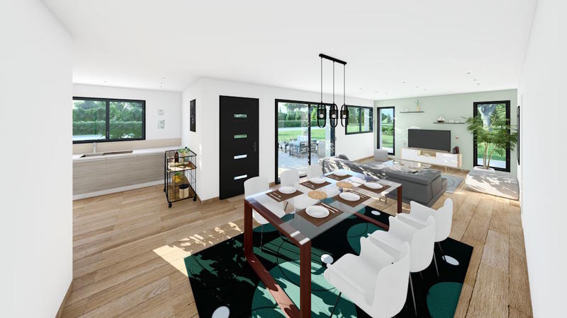 Maison - 90 m² - 1 pièce