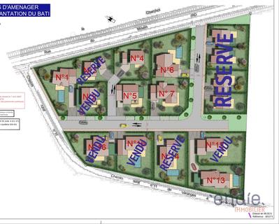 Terrain constructible - 608 m²