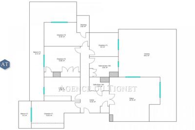 Appartement - 110 m² - 5 pièces