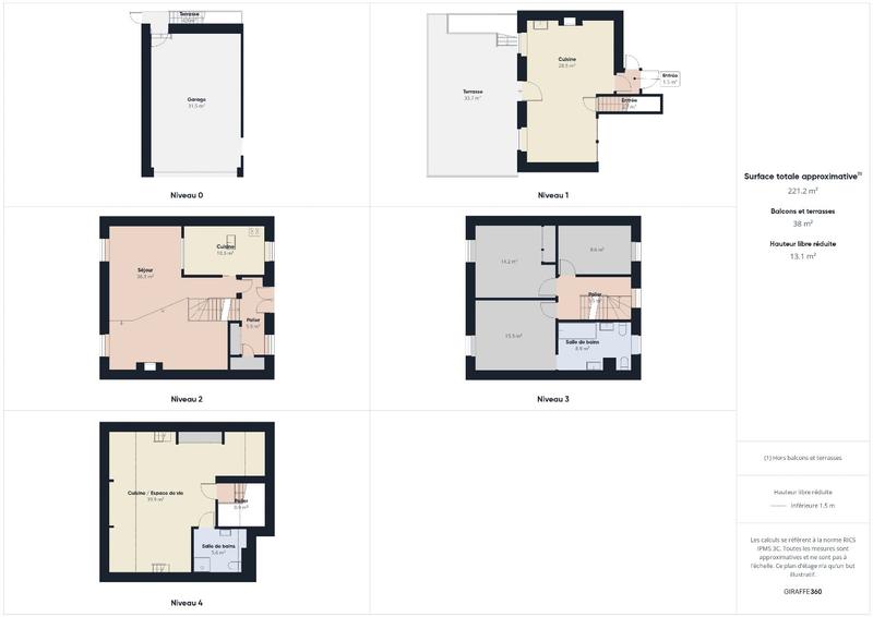 Maison en pierre - 160 m² - 6 pièces