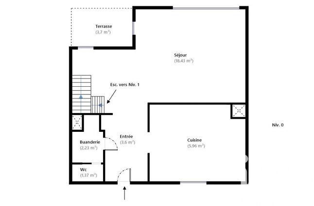 Duplex - 63 m² - 3 pièces