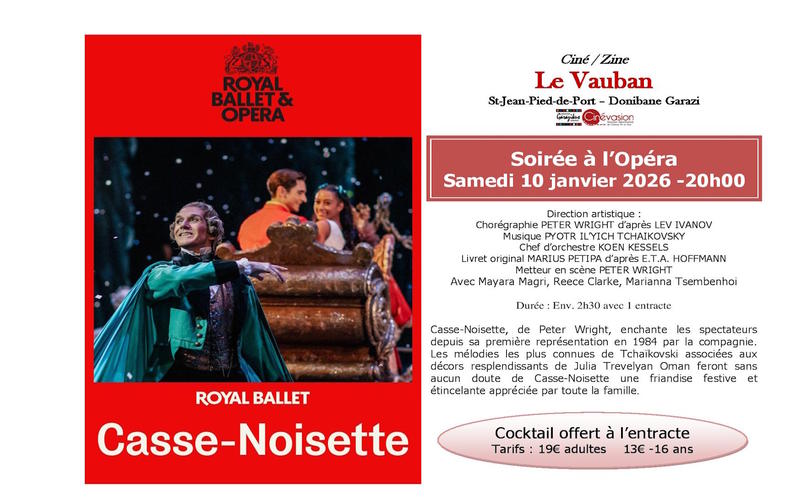 Soirée à l'opéra : retransmission de Casse-Noisette (The Royal Ballet)