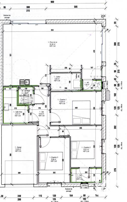 Maison - 93 m² - 4 pièces