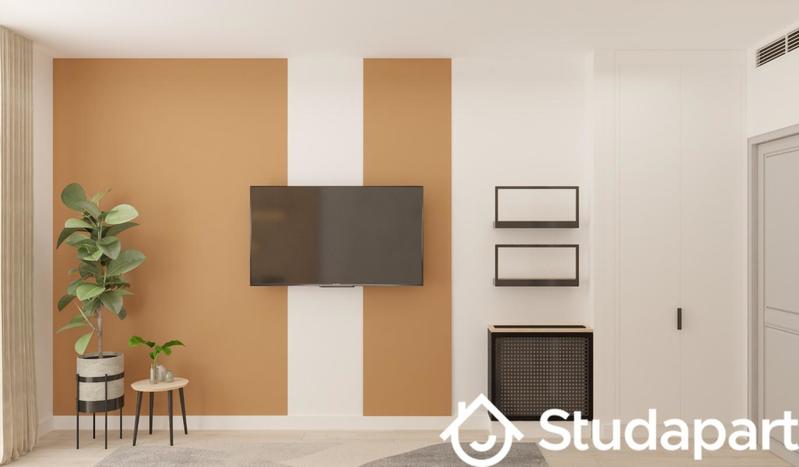 Chambre - 18 m² - 1 pièce