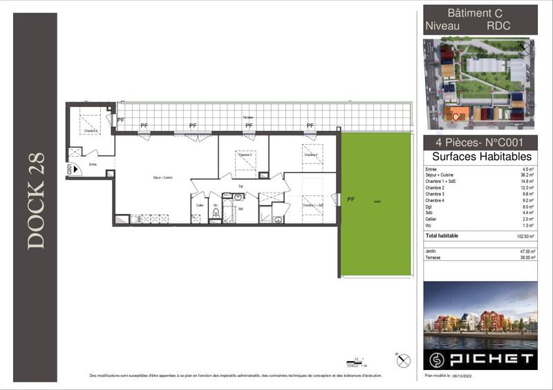 Appartement - 102 m²