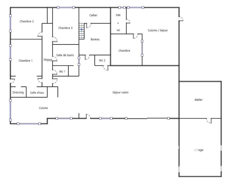 Maison - 174 m² - 7 pièces
