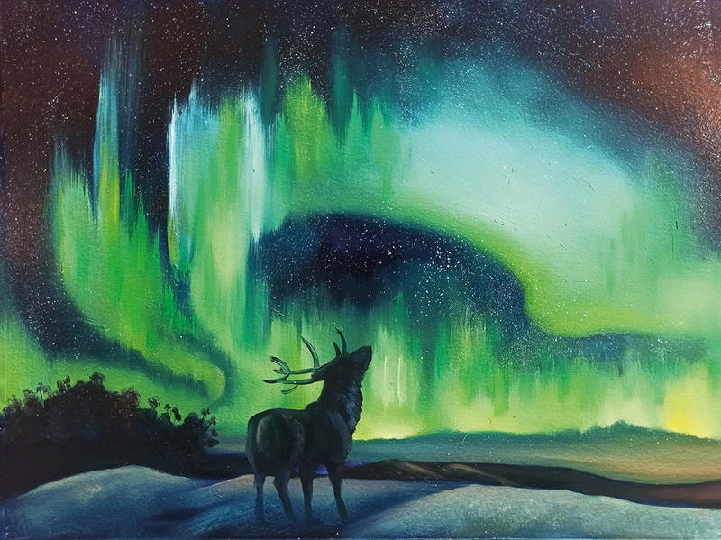 La Cour des Arts : Initiation peinture à l'huile avec Morgane Floury-Bischoff