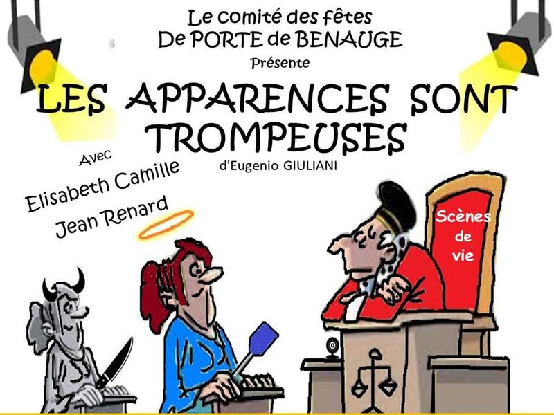 Théâtre-comédie "Les apparences sont trompeuses" d'Eugenio Giuliani