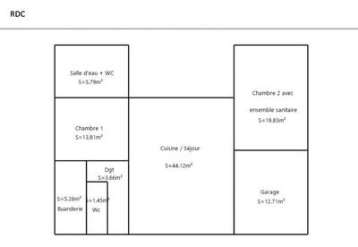 Maison - 107 m² - 4 pièces