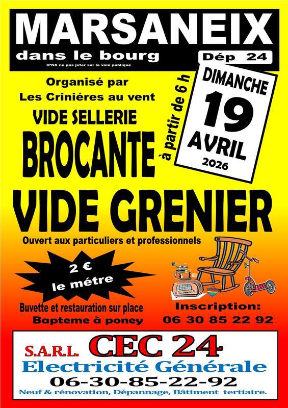 Brocante - vide grenier