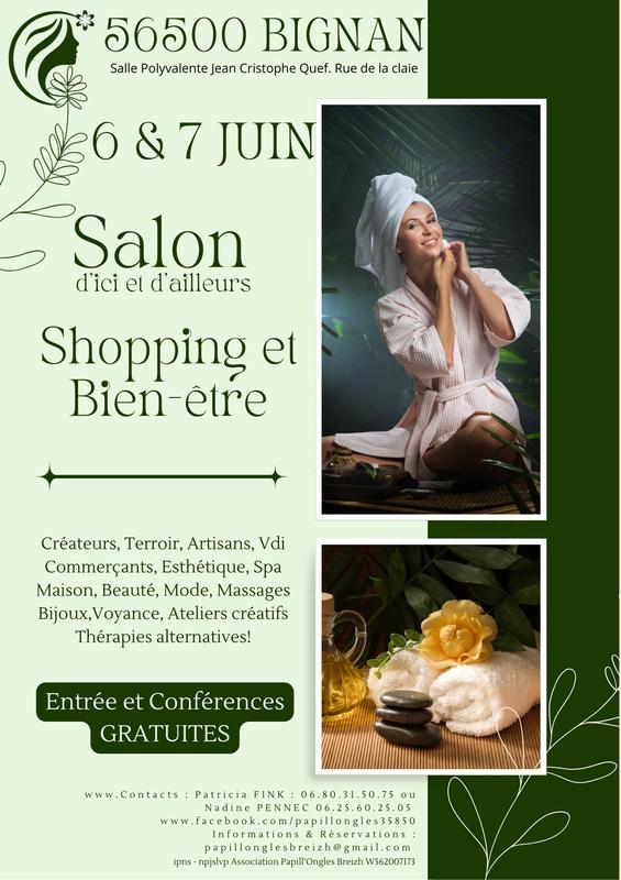 1er salon d'ici et d'ailleurs shopping et bien-être de Bignan