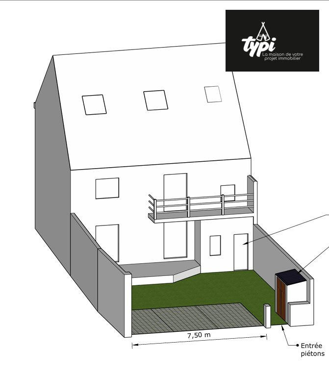 Appartement - 60 m² - 3 pièces