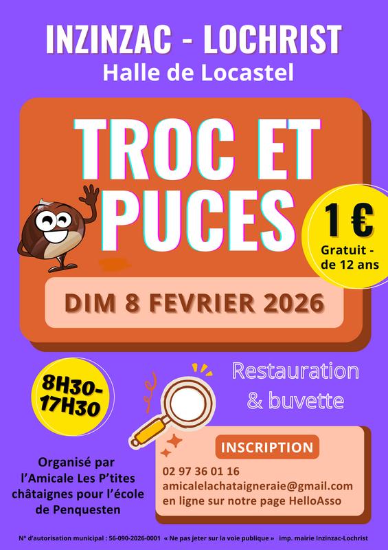 Troc et puces - halle de locastel