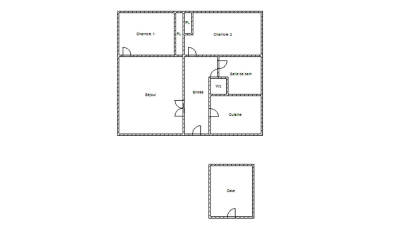 Appartement - 58 m² - 3 pièces